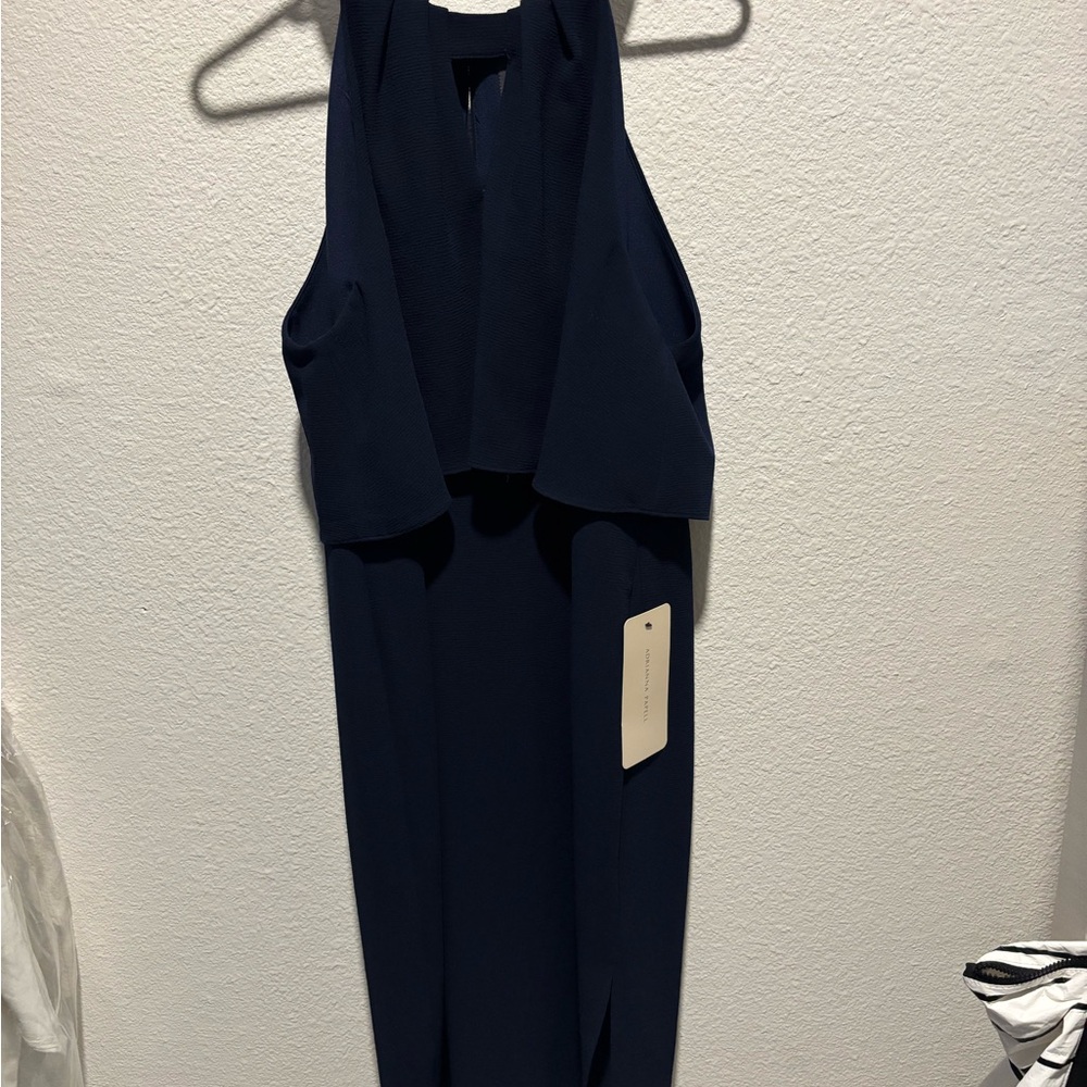 Adrianna Papell Midnight Blue Dress
